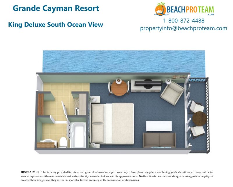 Grande Cayman Resort King Deluxe Ocean View